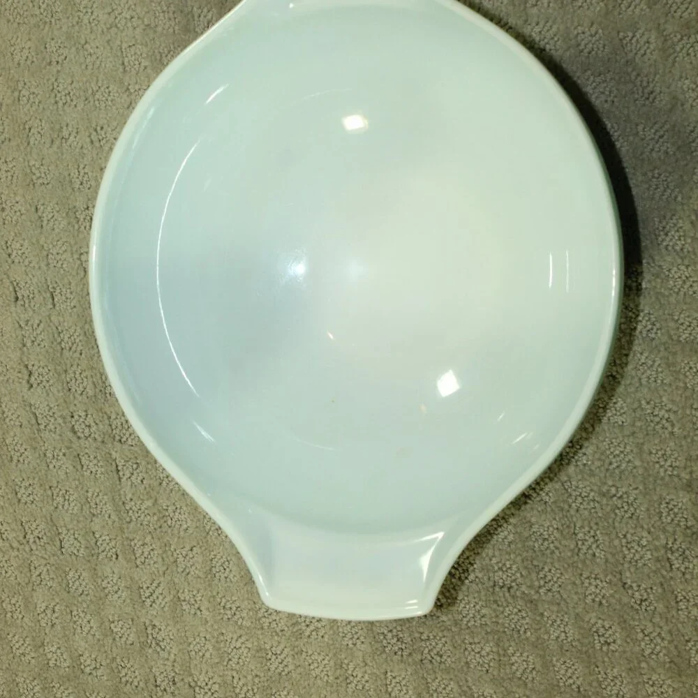 Vintage Pyrex 4Qt Mixing Bowl #444 Turquoise Blue Cinderella Amish Butterprint